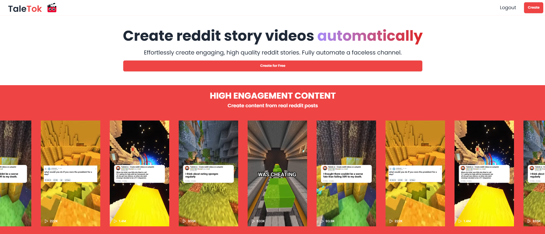 Create Viral Faceless Shorts Automatically (Website)