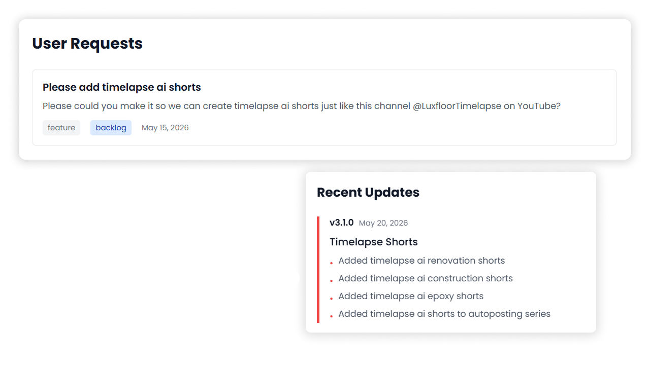 Taletok format velocity — trending formats added before competitors
